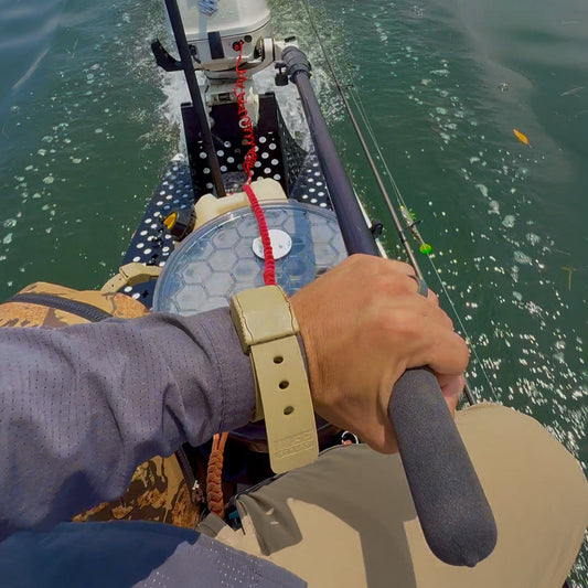 Hoss Straps Kill Switch Wristband - wristband worn while operating a boat