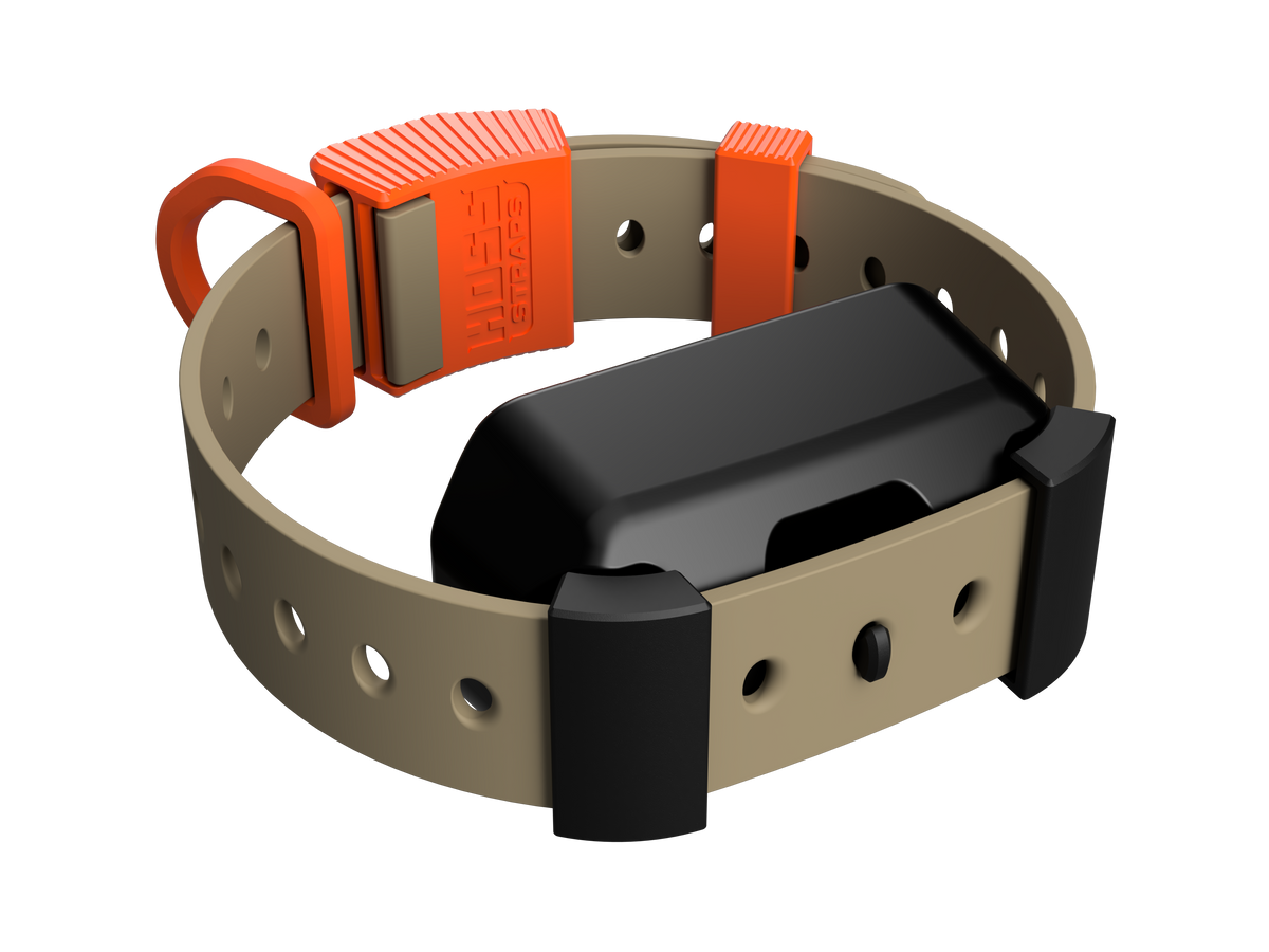 Hoss adapter kit mounted with a strap and collar device