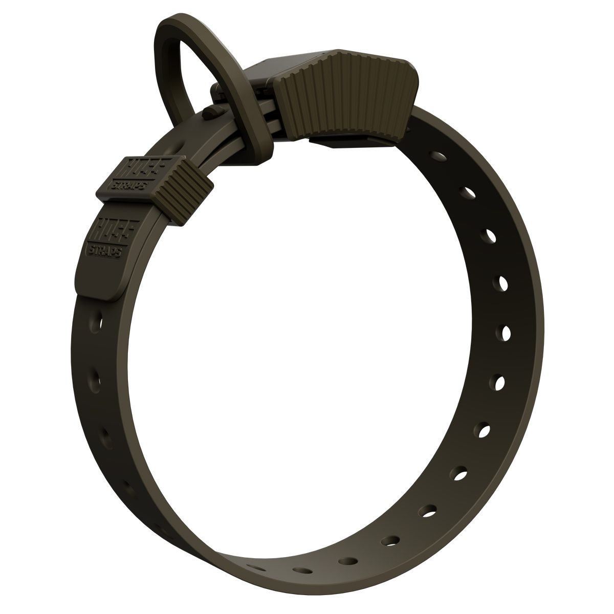 Hoss Straps FIELD COLLAR - olive example, product view