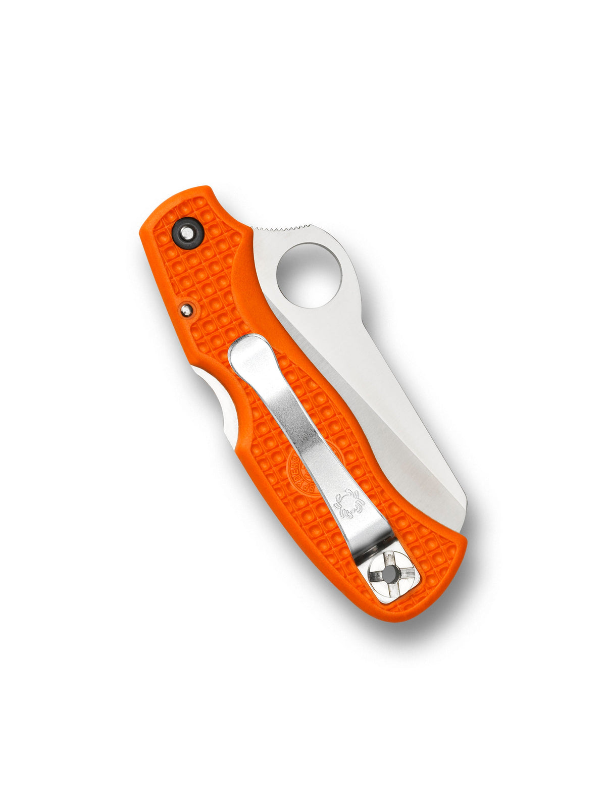 Spyderco Rescue 79mm orange folding rescue knife