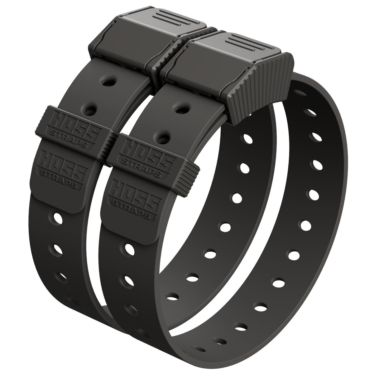 Hoss Straps Gear Straps 24-Inch - two dark gray straps example, product view