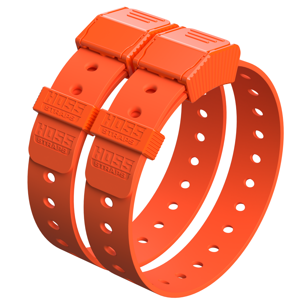 Hoss Straps Gear Straps 24-Inch - two orange straps example, product view