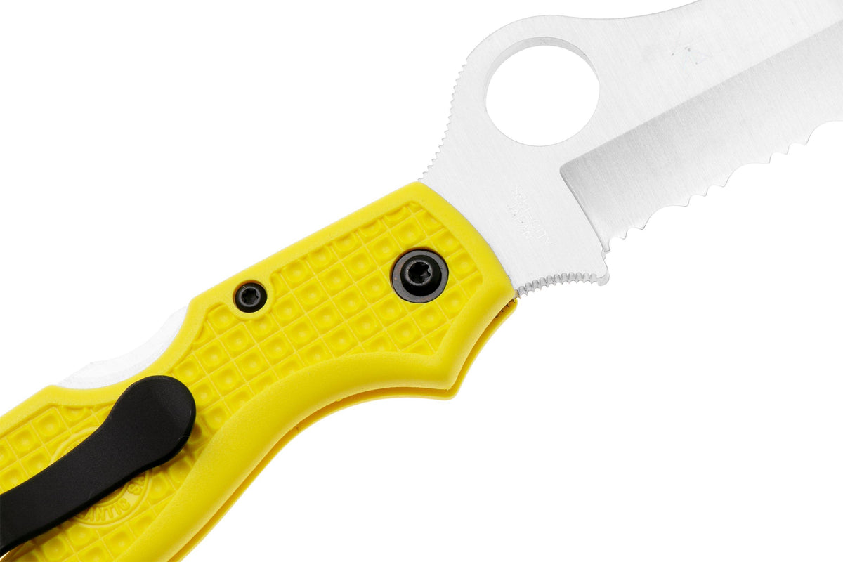 Spyderco Atlantic Salt SpyderEdge Knife - Yellow