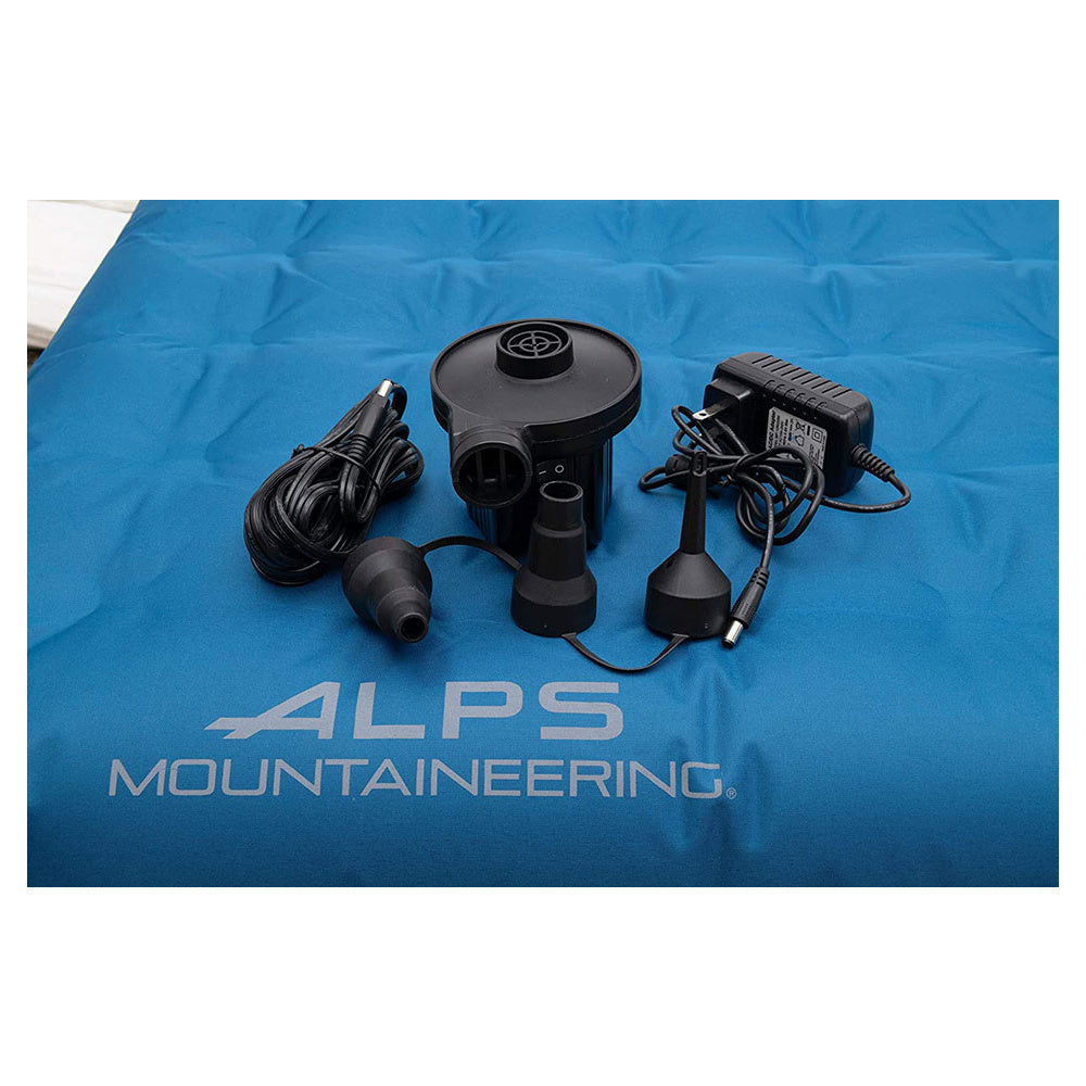ALPS Vertex air bed pump with wall and car power adapters