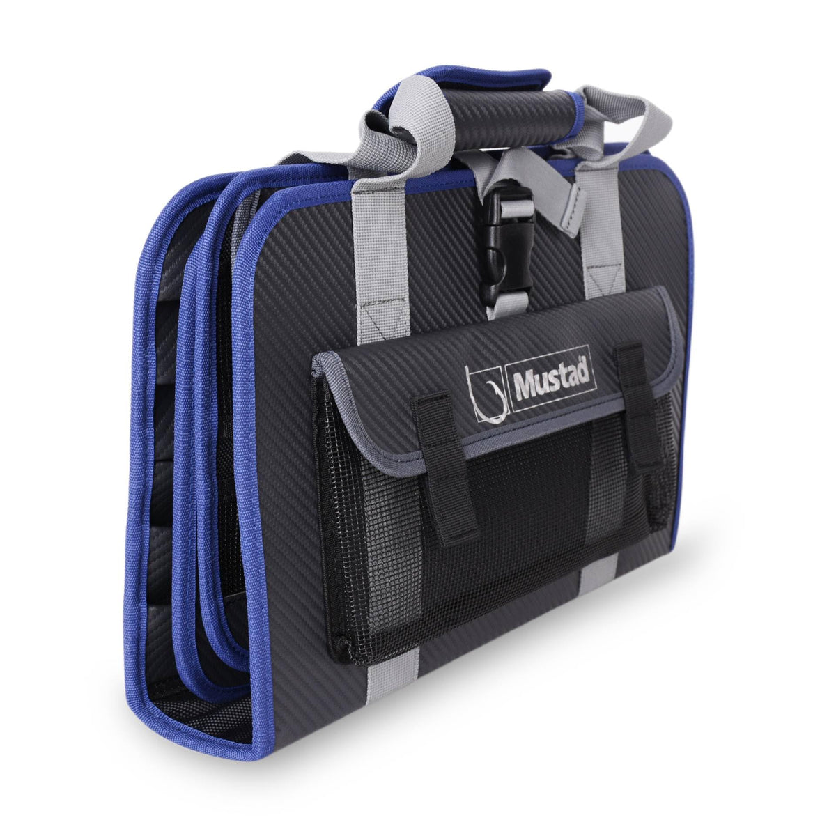 Mustad jig bag folded with carry handles visible