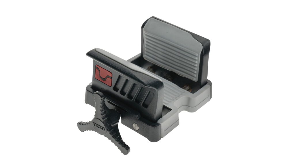 BOG DeathGrip UltraLite magnesium tripod clamping head with padded jaws