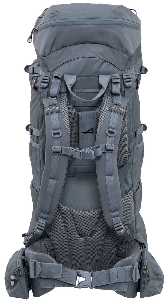 ALPS Mountaineering Caldera 75 Backpack - Gray - official manufacturer image 13
