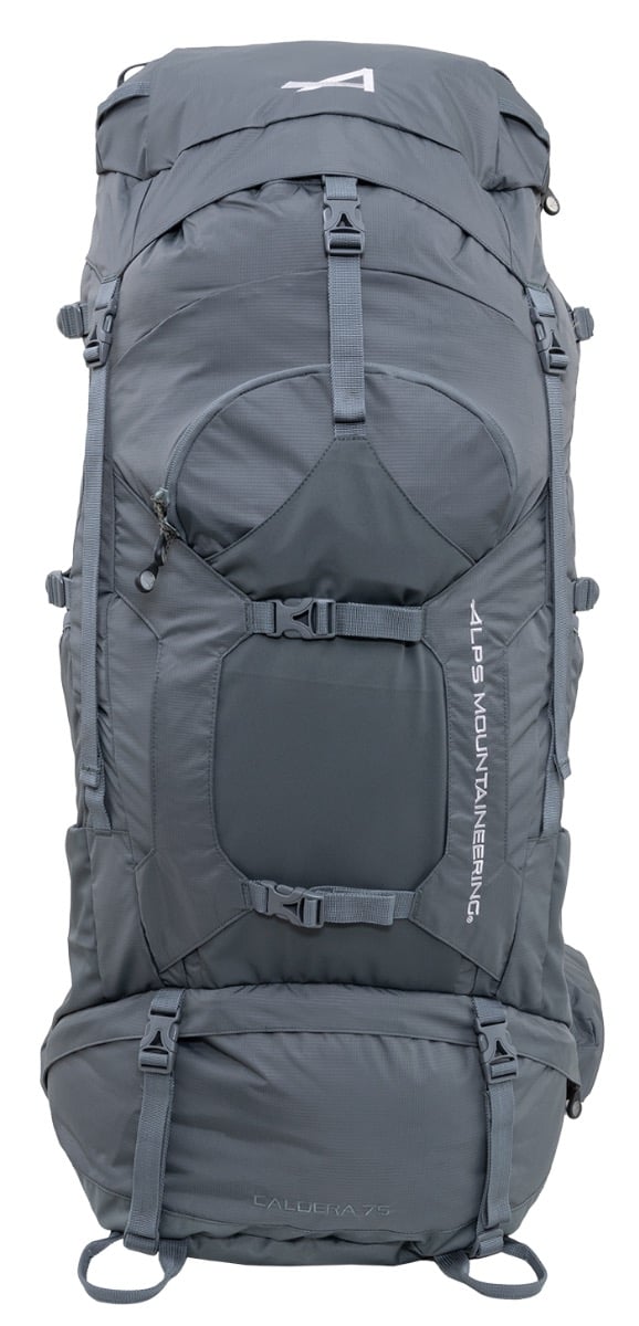 ALPS Mountaineering Caldera 75 Backpack - Gray - official manufacturer image 9