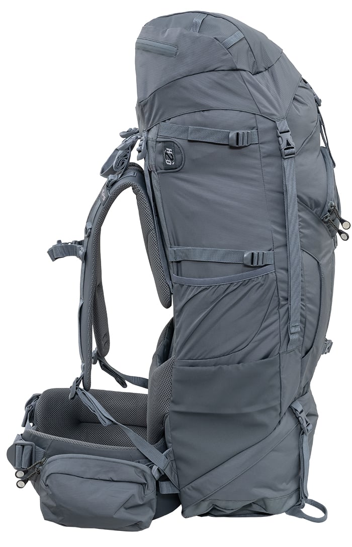 ALPS Mountaineering Caldera 75 Backpack - Gray - official manufacturer image 7