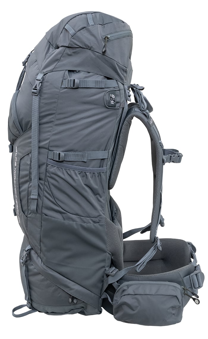 ALPS Mountaineering Caldera 75 Backpack - Gray - official manufacturer image 8