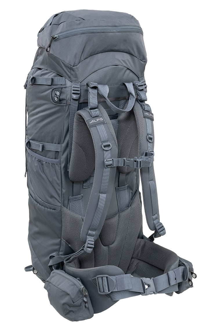ALPS Mountaineering Caldera 75 Backpack - Gray - official manufacturer image 6