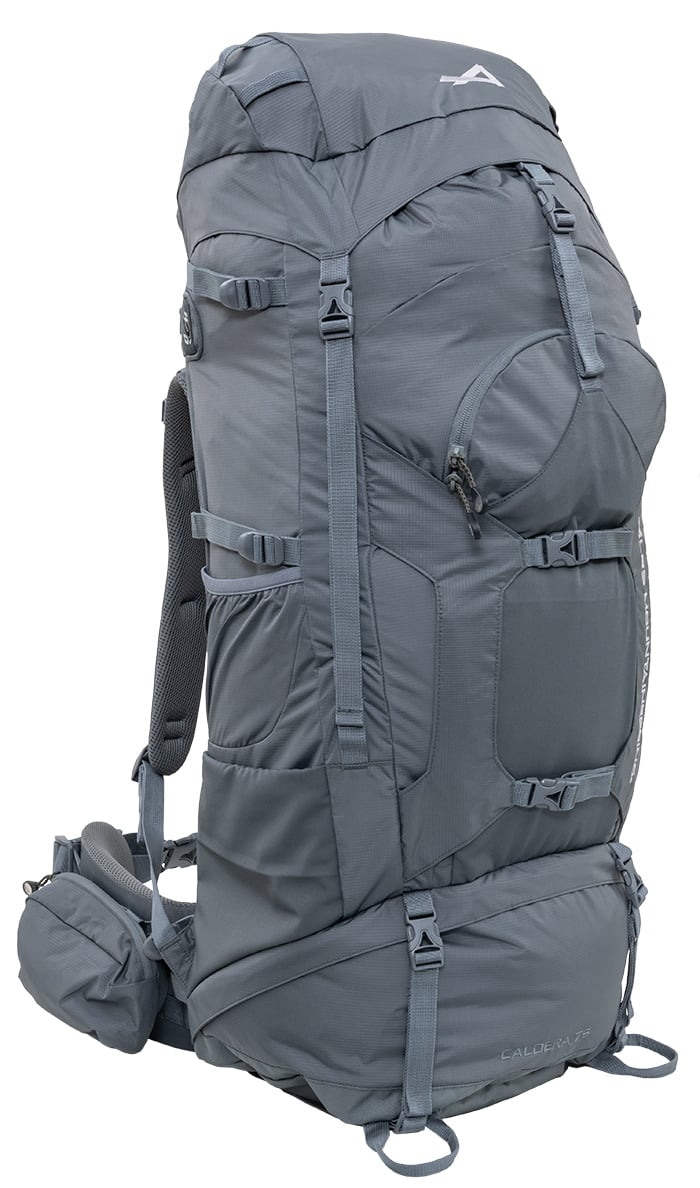 ALPS Mountaineering Caldera 75 Backpack - Gray - official manufacturer image 5
