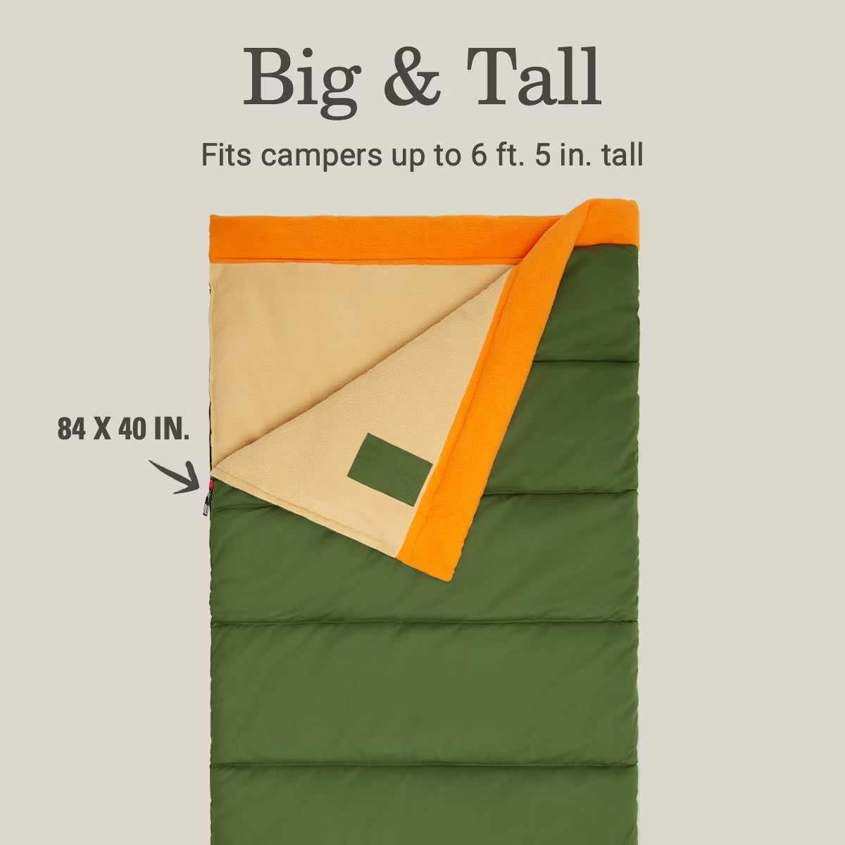 Coleman Big Game 0°F Big & Tall Sleeping Bag
