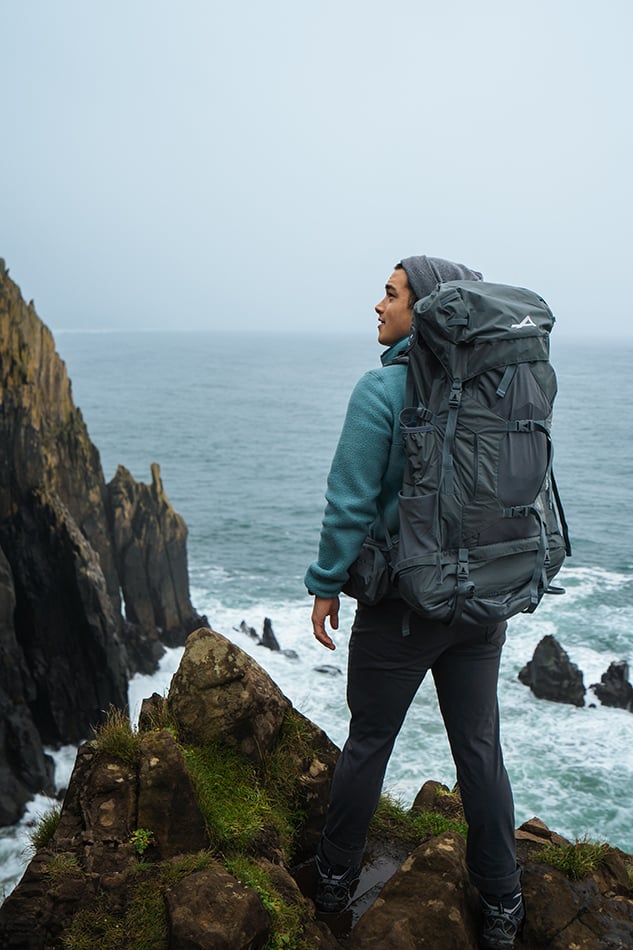 ALPS Mountaineering Caldera 75 Backpack - Gray - official manufacturer image 18