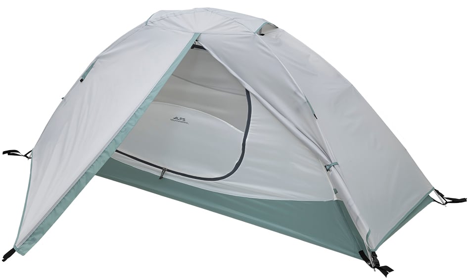 ALPS Felis 1 tent with vestibule open and side door visible