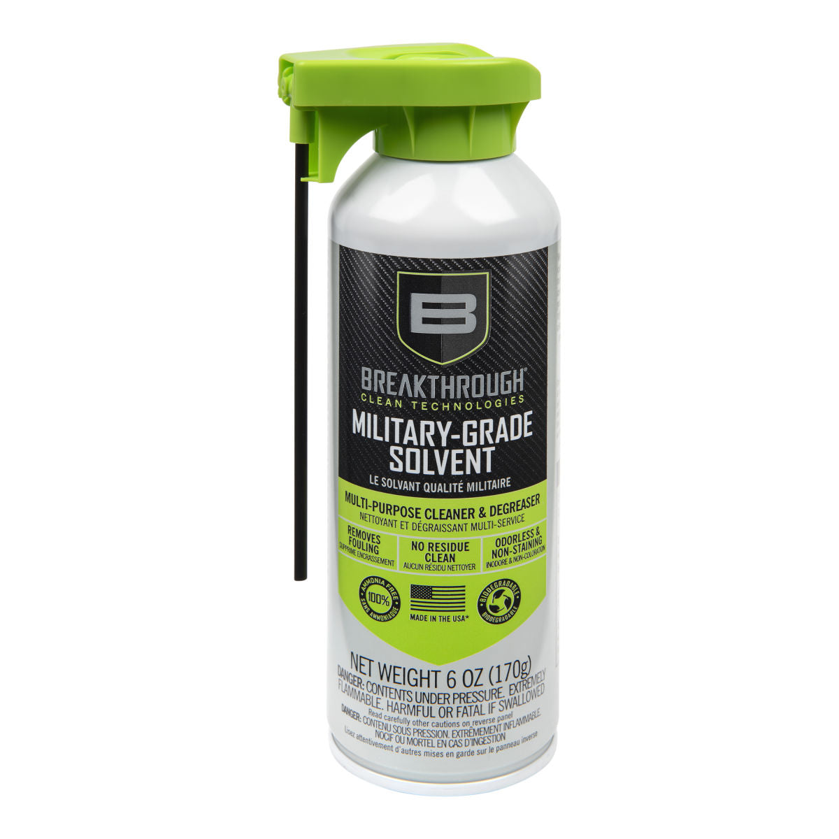 Breakthrough Aerosol Military-Grade Solvent - 6 oz - official manufacturer image 3