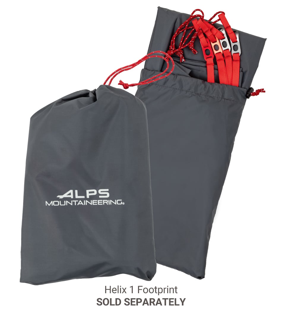 ALPS Helix 1 footprint and its storage sack; footprint sold separately