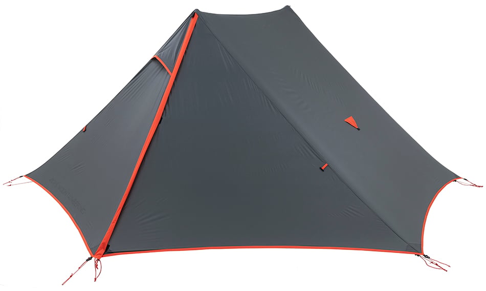 ALPS Hex 2 A-frame tent with its charcoal rainfly closed