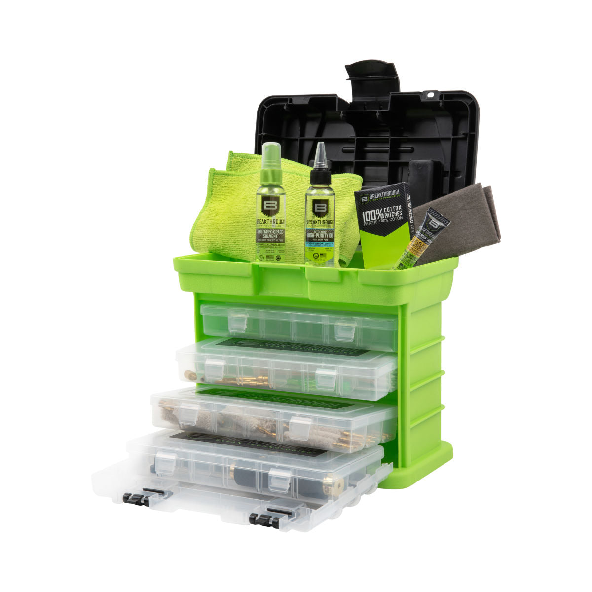 Breakthrough Universal Toolbox Firearm Cleaning Kit - 75+ Pieces - official manufacturer image 3