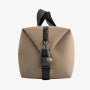 Flat Dark Earth Magpul DAKA Takeout Large bag, end view showing a fastened side buckle