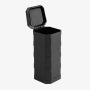 Black Magpul DAKA Can 2.0 upright with its lid open