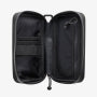 Black Magpul DAKA Utility Organizer, Standard, open to show interior pockets and elastic loops