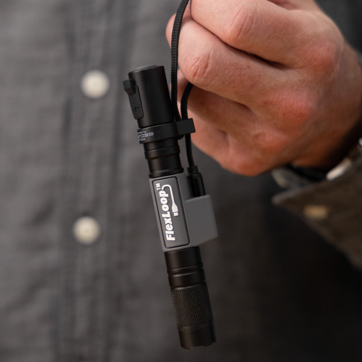 Police Security FlexLoop RS — charging loop and carry strap