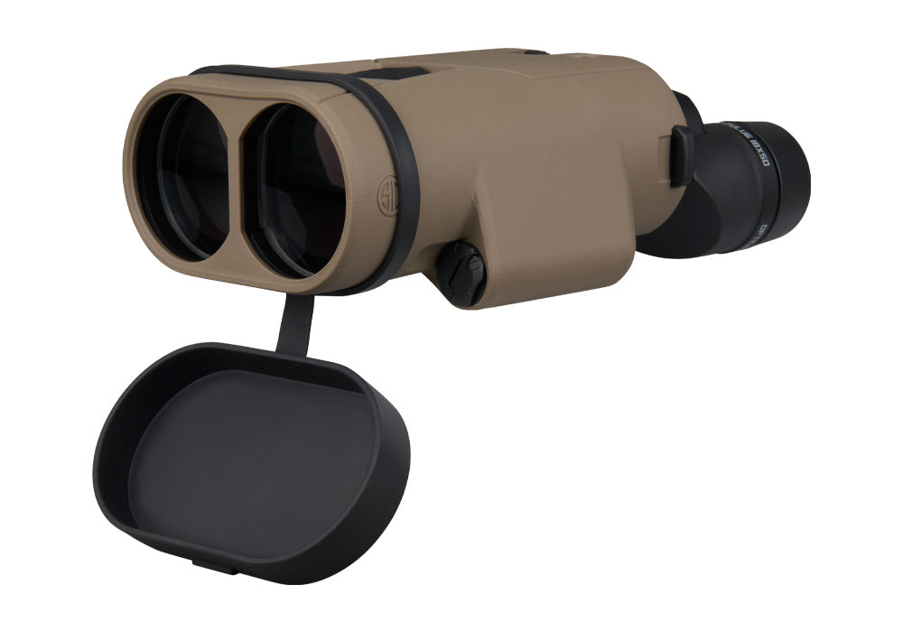 SIG SAUER ZULU6 HDX PRO 18x50 Flat Dark Earth — objective caps off