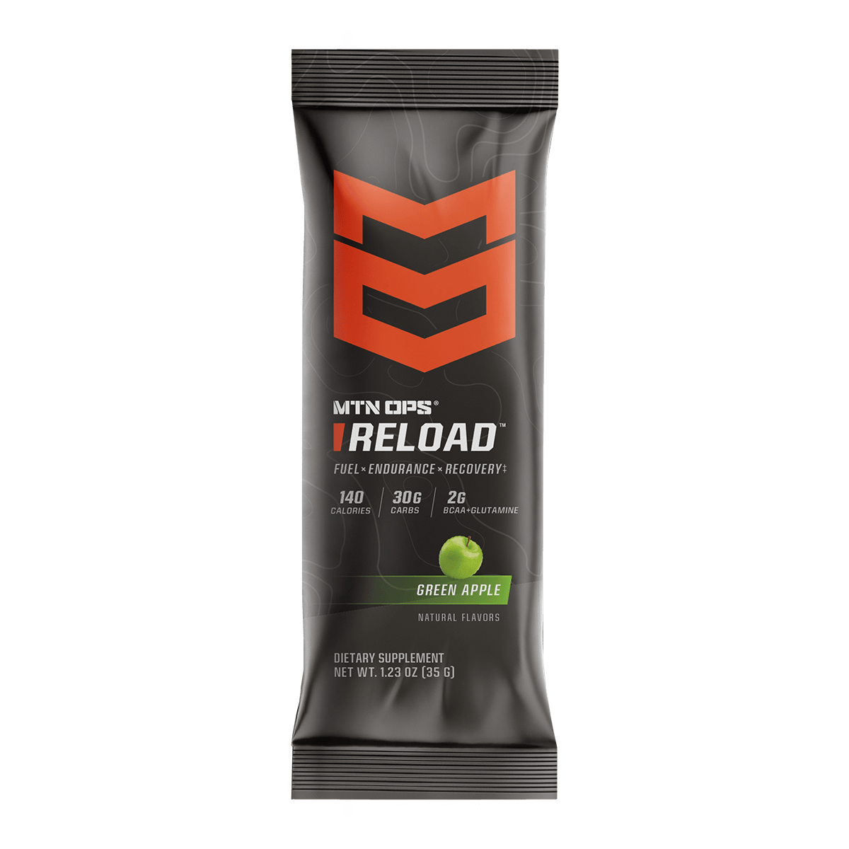MTN OPS Reload Green Apple — individual trail pack