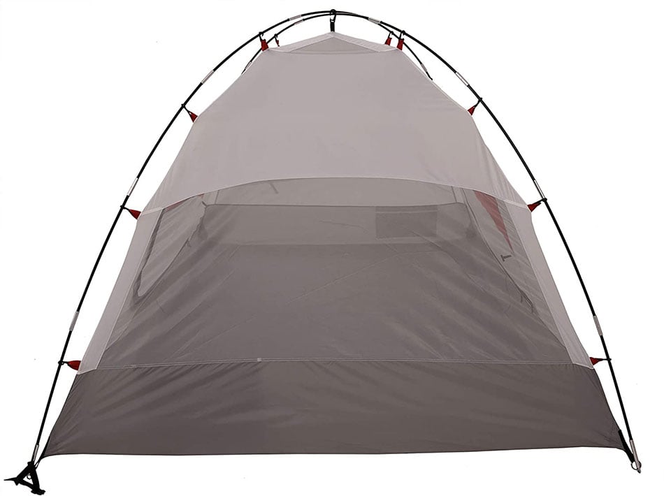 Mesh side panel and pole frame on the ALPS Meramac tent body
