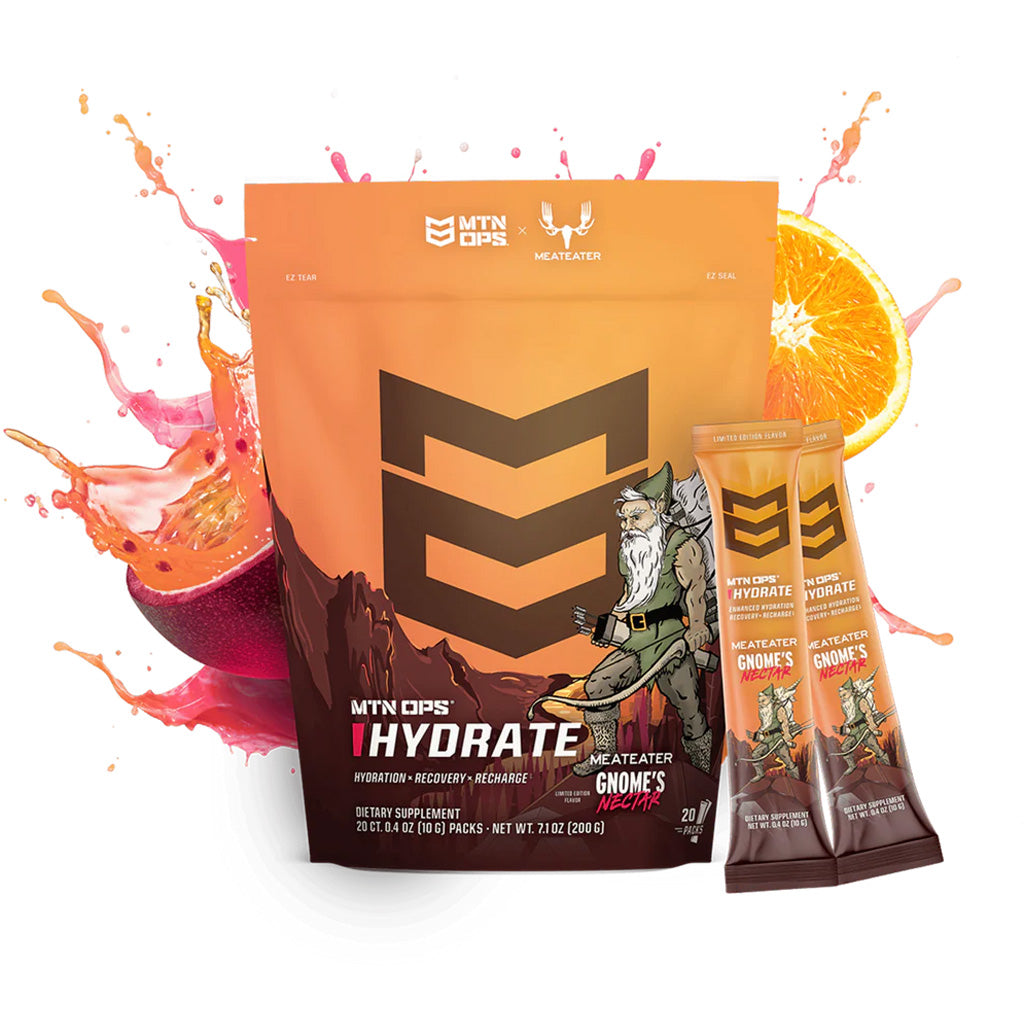 MTN OPS Hydrate Trail Packs, 20 Count - Gnome’s Nectar MEATEATER