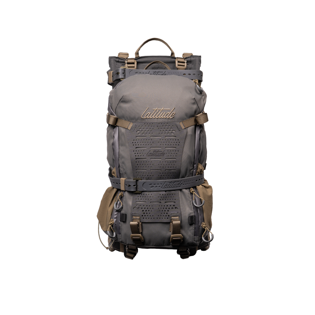Latitude Outdoors Praxis Pack hunting backpack, front view