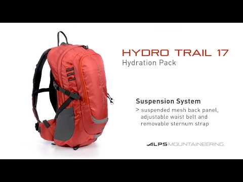 ALPS Mountaineering Hydro Trail 17L Hydration Pack - Chili product video