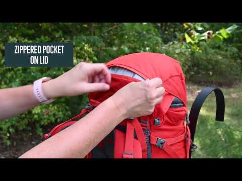 ALPS Mountaineering Red Tail 65L Backpack - Chili product video