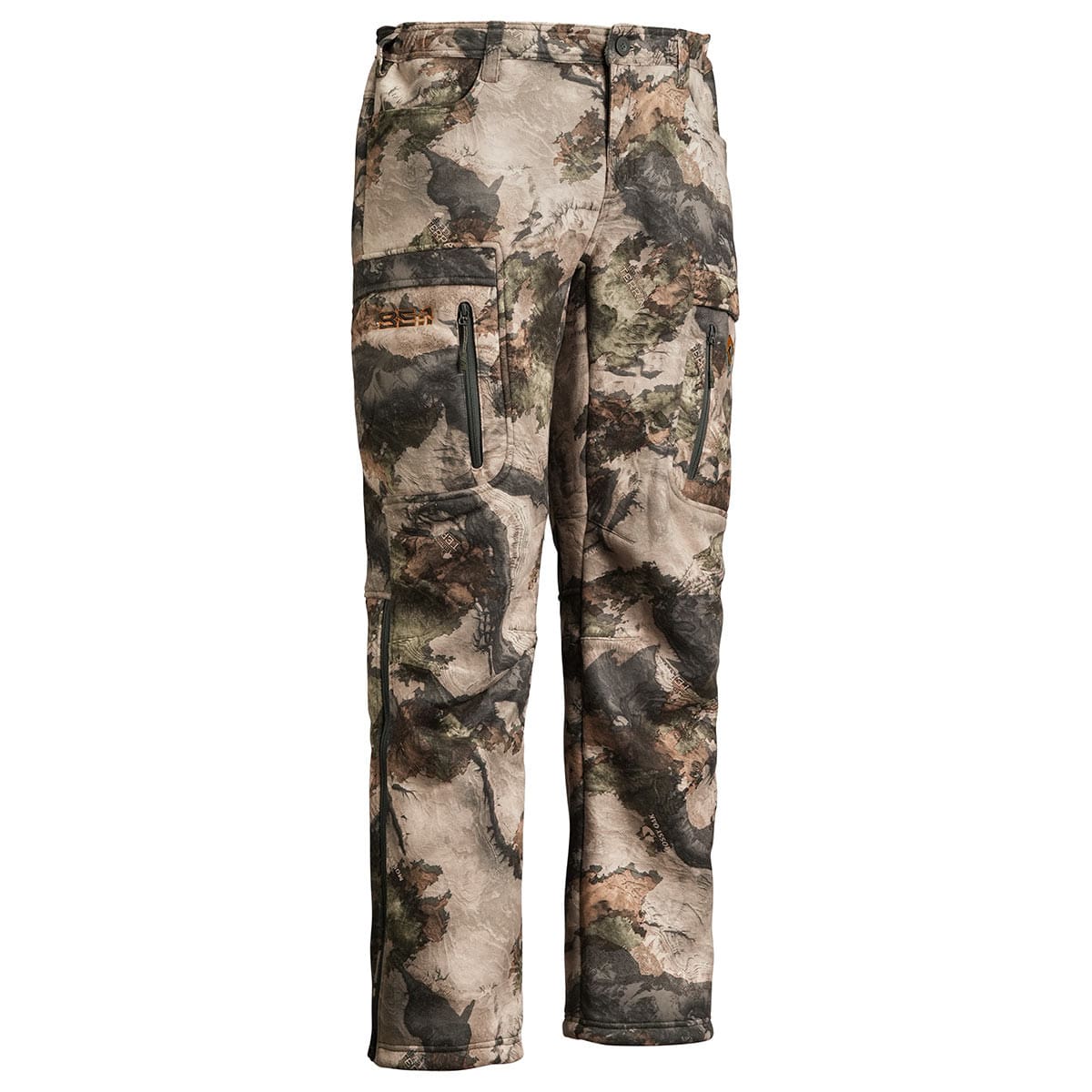 ScentLok BE:1 Silentude Pant in Mossy Oak Terra Gila, opposite angled front view