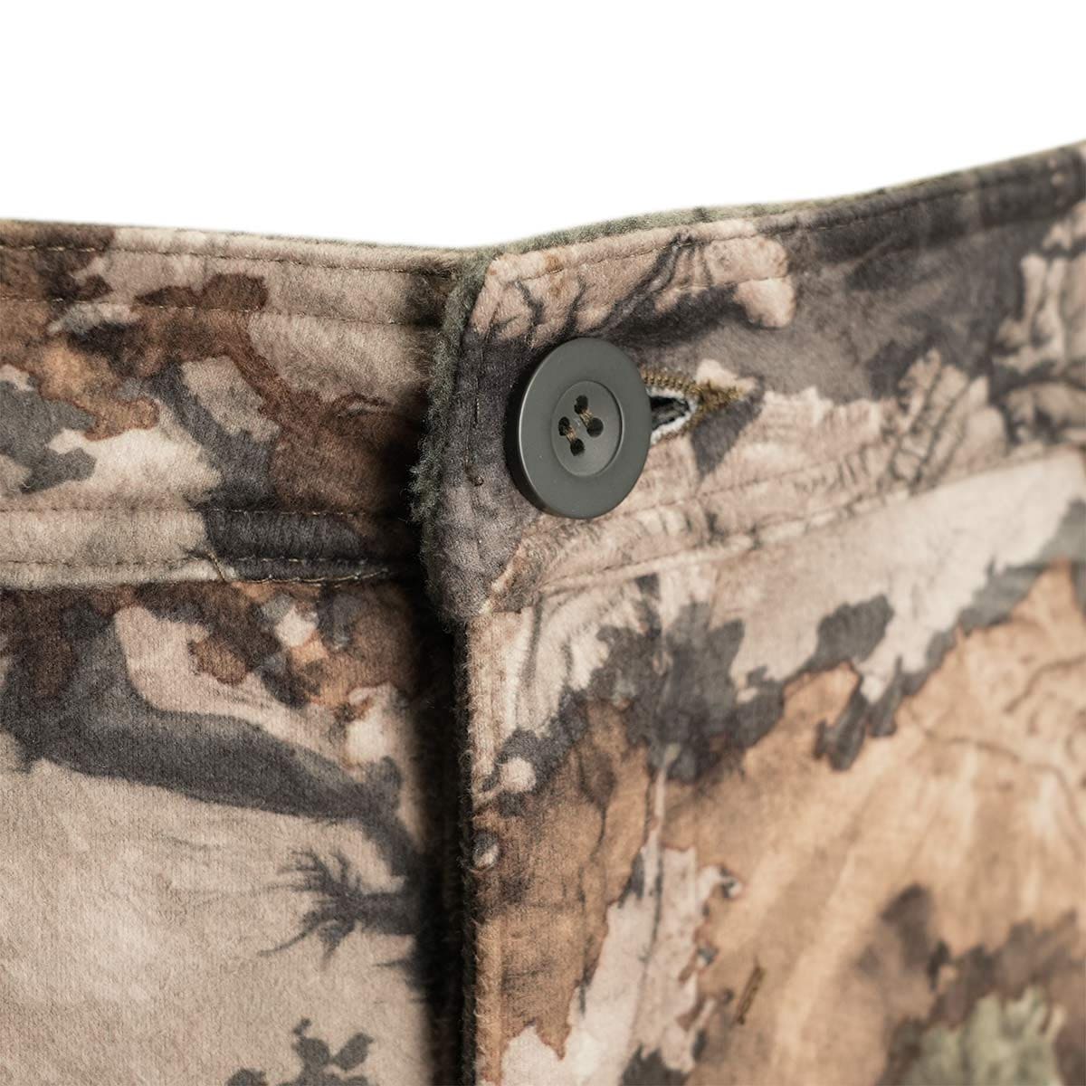 ScentLok BE:1 Silentude Pant waistband button and belt loop close-up
