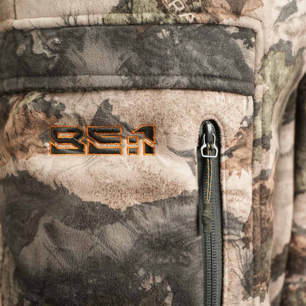 ScentLok BE:1 Silentude Pant cargo pocket and zipper close-up