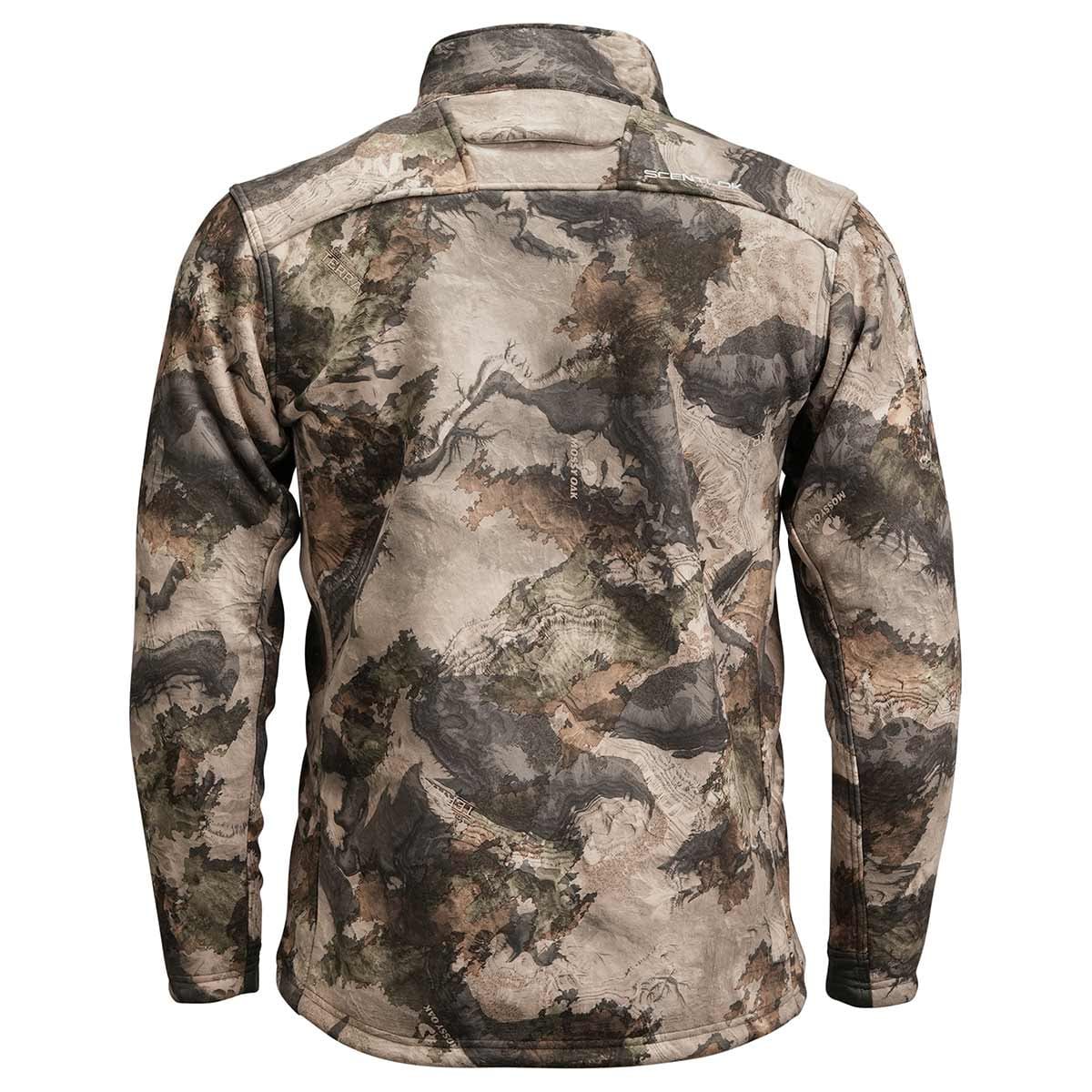 ScentLok BE:1 Silentude Jacket in Mossy Oak Terra Gila, rear view
