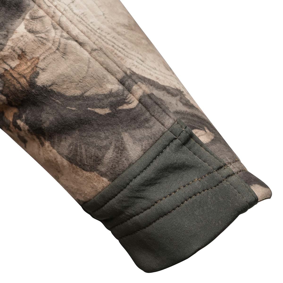ScentLok BE:1 Silentude Jacket sleeve and inner cuff close-up