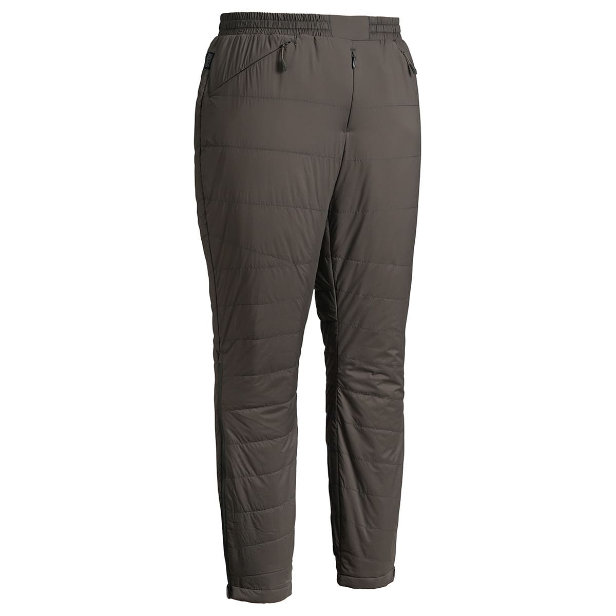 ScentLok BE:1 Reactor Puffy Pant in Dark Slate, angled front view