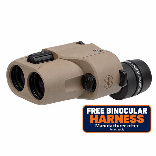 SIG Sauer ZULU6 HDX 10x30 with free binocular harness manufacturer offer; terms apply
