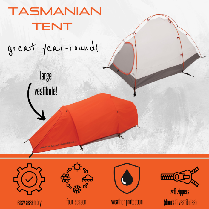 ALPS Mountaineering Tasmanian 3-Person Four-Season Tent - official manufacturer image 3