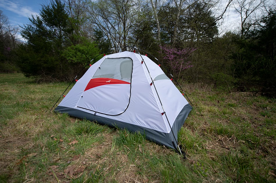 ALPS Taurus tent body pitched on grass without its rainfly