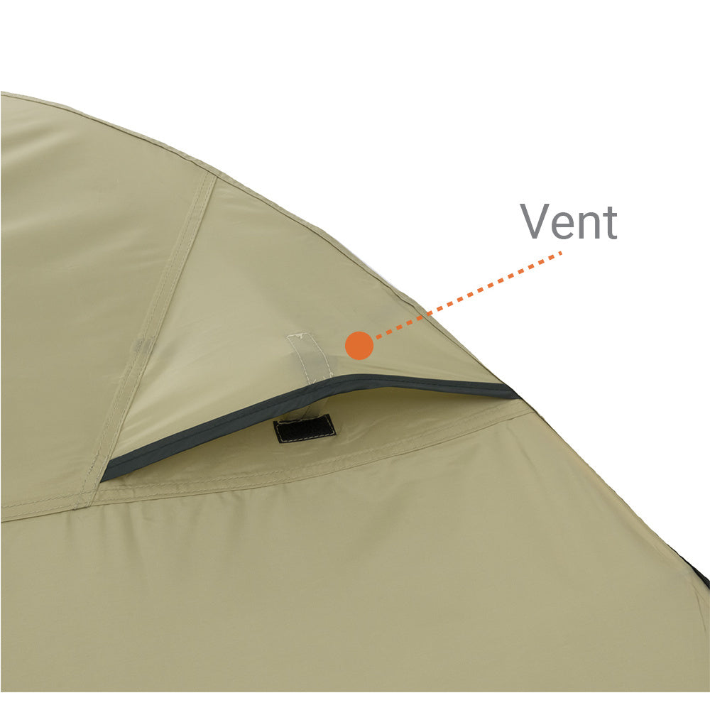 Rainfly vent on an ALPS Taurus Outfitter tent