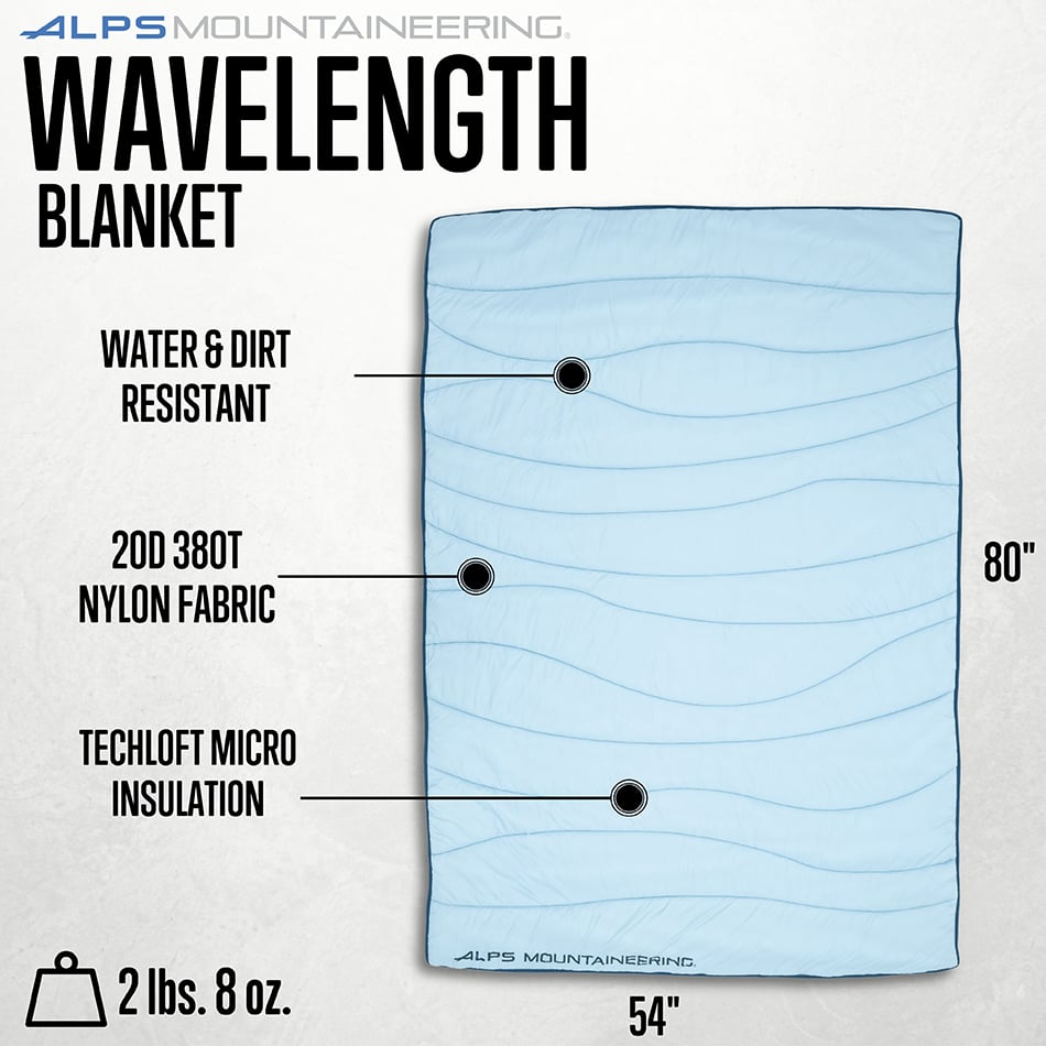 ALPS Mountaineering Wavelength Insulated Camping Blanket - official manufacturer image 8