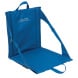 ALPS Mountaineering Weekender padded seat in blue, open front view
